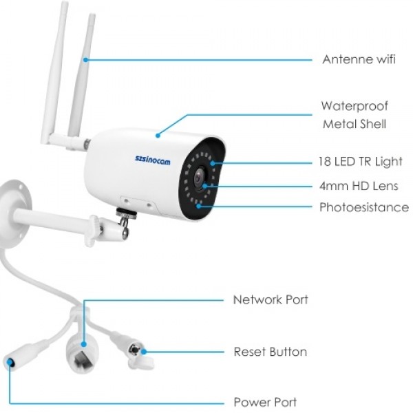 4MP HD Wireless Security Camera