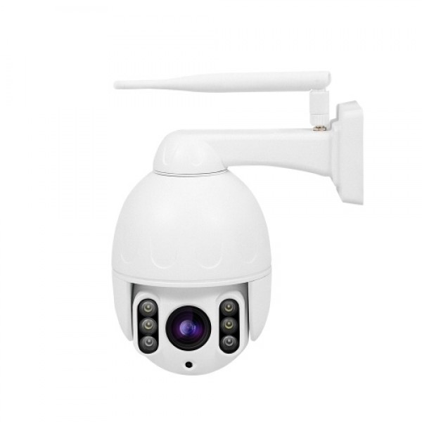 PTZ WiFi Camera Outdoor 1080P IP Security Camera Pan Tilt 4X Optical Zoom Dome Surveillance Monitor