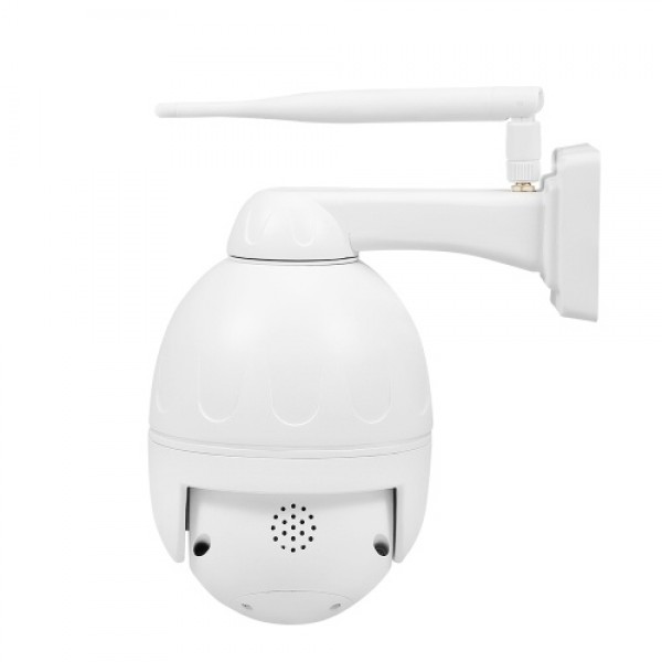 PTZ WiFi Camera Outdoor 1080P IP Security Camera Pan Tilt 4X Optical Zoom Dome Surveillance Monitor