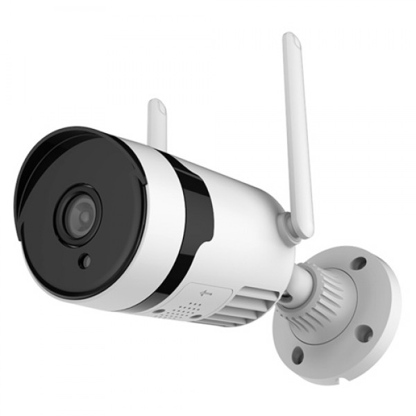 3MP Wireless Security Camera, Outdoor Waterproof WiFi Home Surveillance Bullet Camera with Night Vision, Motion Detection, Two-w