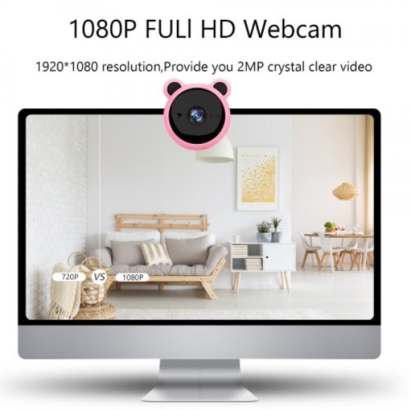 1080P Webcam with Microphone