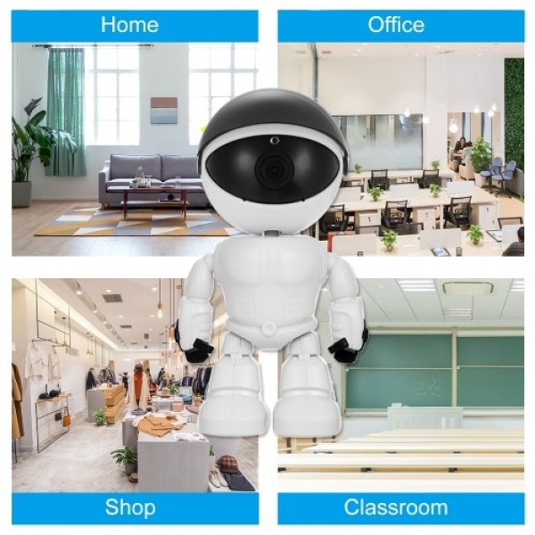 HD 1080P WiFi Robot Security IP Camera Pan Tilt