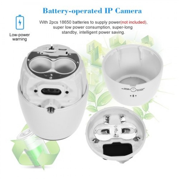 720P Wireless WiFi Low Power Consumption Battery Camera