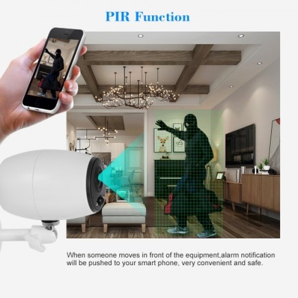 720P Wireless WiFi Low Power Consumption Battery Camera