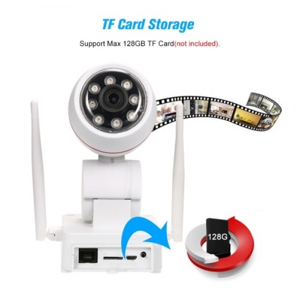 HD 1080P 2MP WiFi  PTZ Security IP Camera EU Plug