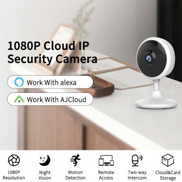 Smart Security Camera 1080P HD Webcam