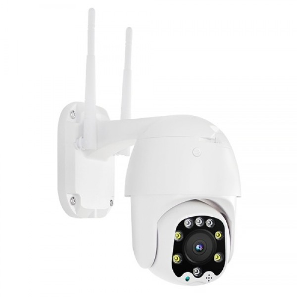 2MP Security Camera Outdoor, 360°View 1080P WiFi Home Surveillance Camera with Color Night Vision, 2-Way Audio, Motion Detection