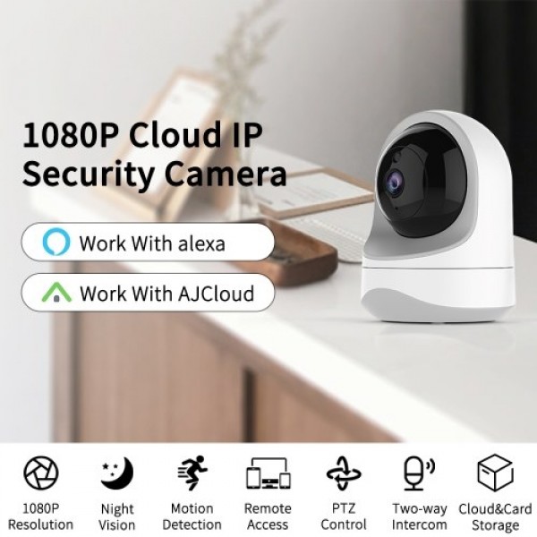 Smart Security Camera 1080P HD Webcam