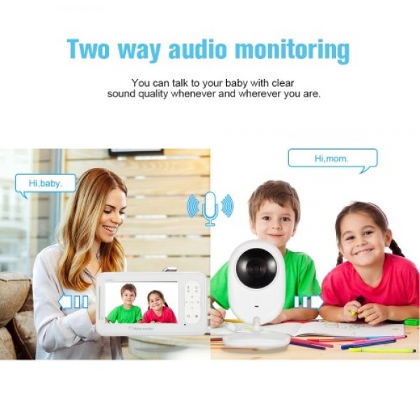 4.3inch Wireless Video Baby Monitor 2 Way Talk Baby Monitor