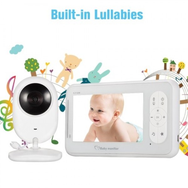 4.3inch Wireless Video Baby Monitor 2 Way Talk Baby Monitor