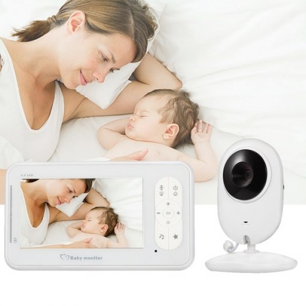 4.3inch Wireless Video Baby Monitor 2 Way Talk Baby Monitor