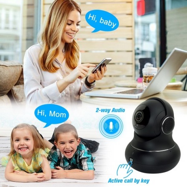 1080P Wireless WiFi IP camera Baby Monitor 3D Panorama Navigation