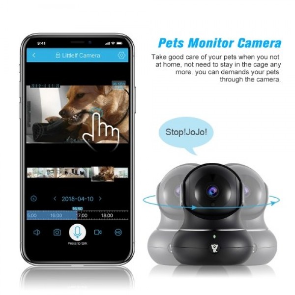 1080P Wireless WiFi IP camera Baby Monitor 3D Panorama Navigation