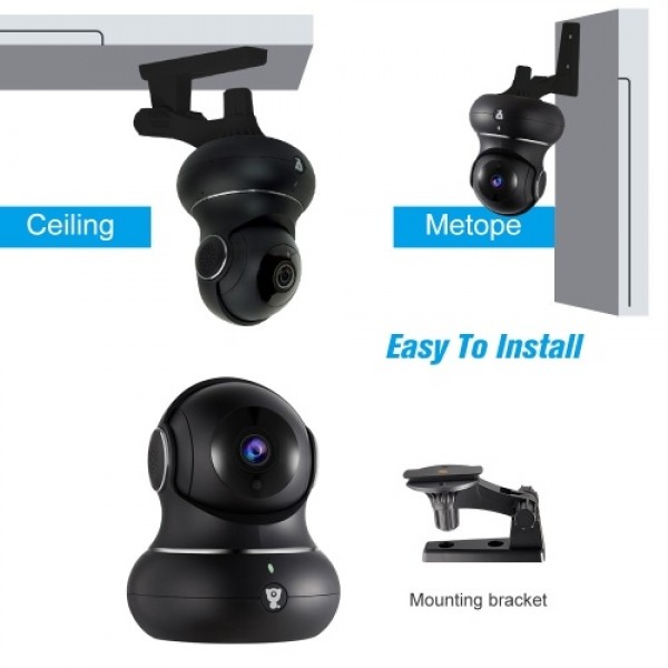 1080P Wireless WiFi IP camera Baby Monitor 3D Panorama Navigation