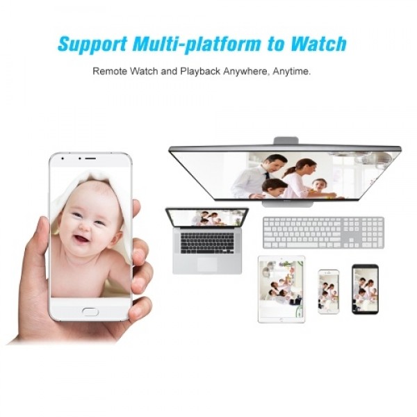 1080P Wireless WiFi IP camera Baby Monitor 3D Panorama Navigation