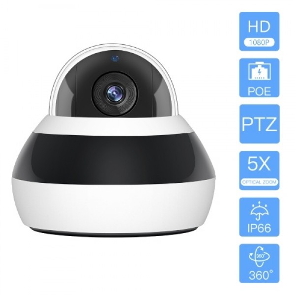 2MP Full HD POE PTZ Dome Camera