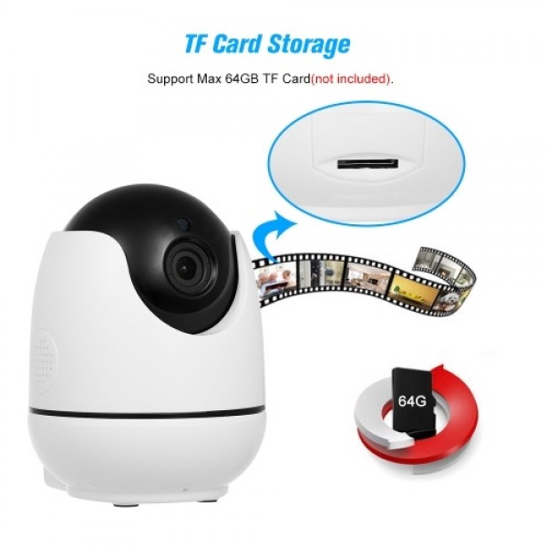 1080P WIFI Camera Wireless Cam Smart IP Camera Baby Monitor US Plug