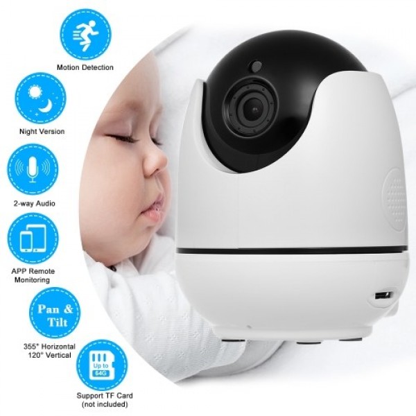 1080P WIFI Camera Wireless Cam Smart IP Camera Baby Monitor US Plug