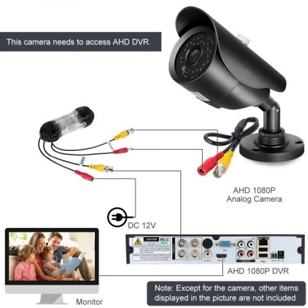 1080P 2.0MP AHD Bullet CCTV Camera