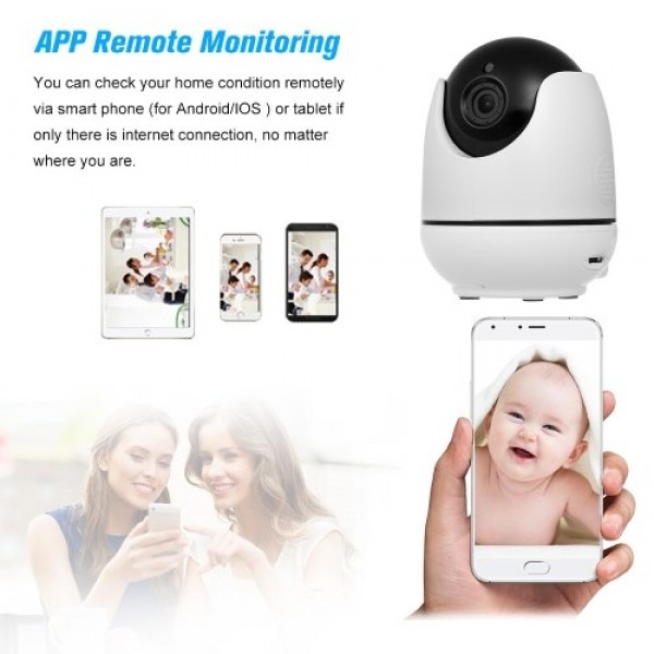 1080P WIFI Camera Wireless Cam Smart IP Camera Baby Monitor US Plug