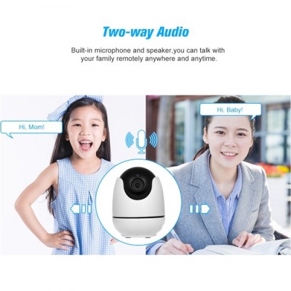 1080P WIFI Camera Wireless Cam Smart IP Camera Baby Monitor US Plug