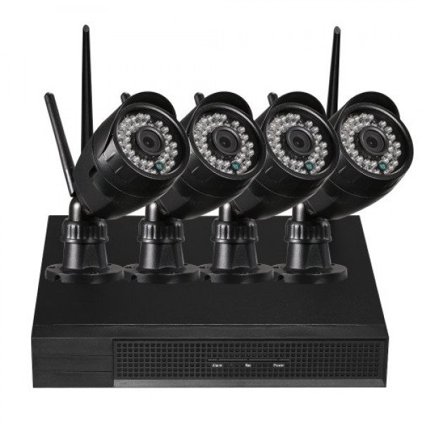 4CH 720P/1080P HD WiFi NVR Kit