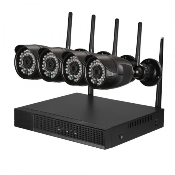 4CH 720P/1080P HD WiFi NVR Kit