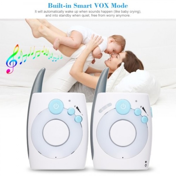 Portable 2.4GHz Wireless Digital Audio Baby Monitor