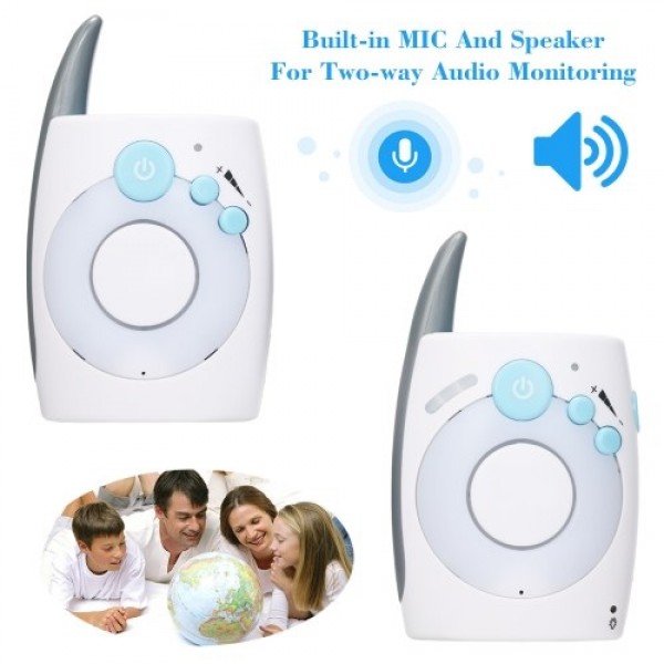 Portable 2.4GHz Wireless Digital Audio Baby Monitor