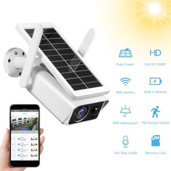 1080P Outdoor Solar Security Camera