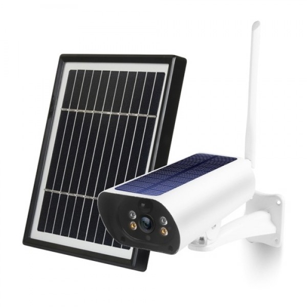 Wifi Solar Camera 1080P Wireless Minitor Plug-in Free Support Adaptive Code Rate Voice Call Remote Wake Two Solar Panel