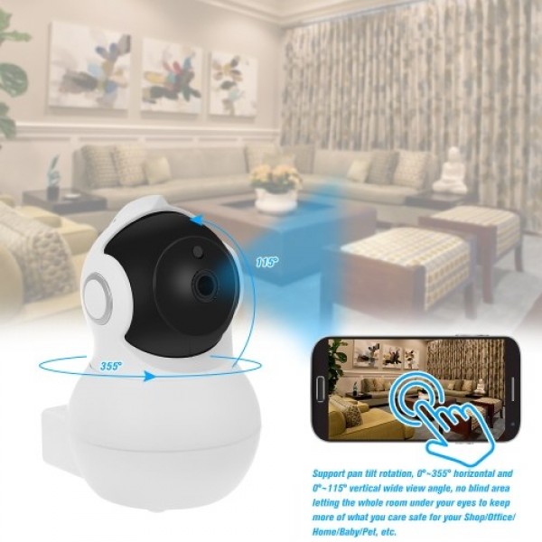 1080P WiFi Smart IP Camera Baby Monitor Pan/Tilt 2-way Audio