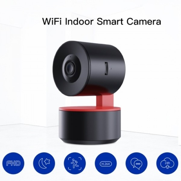 1080P Smart WiFi Camera Indoor Wireless Monitor Camera Night Vision Motion Detection Mobile APP Remote Monitoring