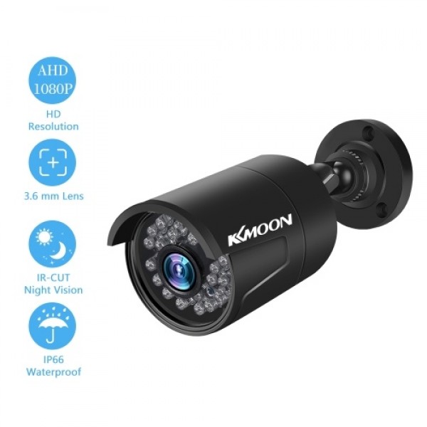 2.0MP 1080P Analog Camera Security Camera Surveillance System Built-in 36pcs IR-CUT LED Lights Intelligent Motion Detection and 