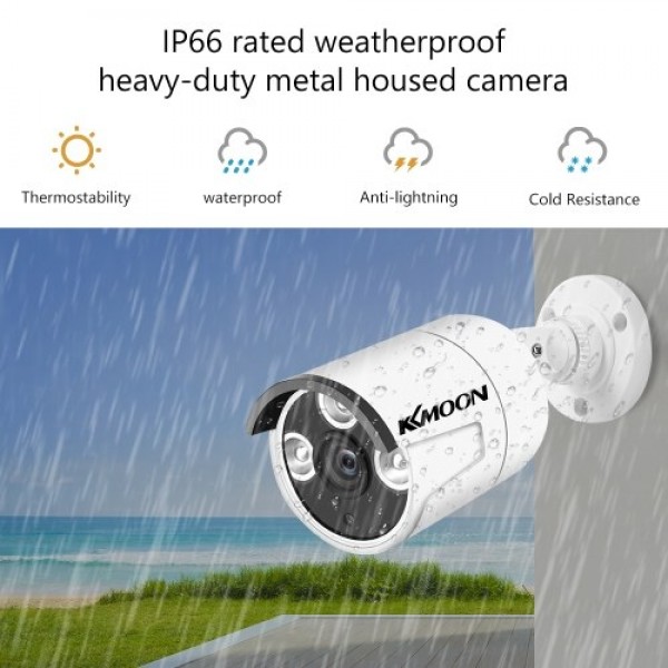 2.0MP 1080P IP Camera Security Camera Surveillance System Intelligent Motion Detection and Alerts System Pal System