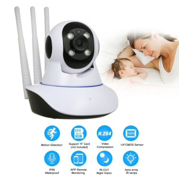 HD 720P 1.0 Megapixels  V380 IP Cloud Camera