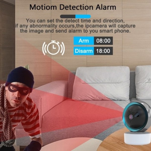 Indoor Home Security Camera 1080P HD Wireless WiFi Surveillance Camera