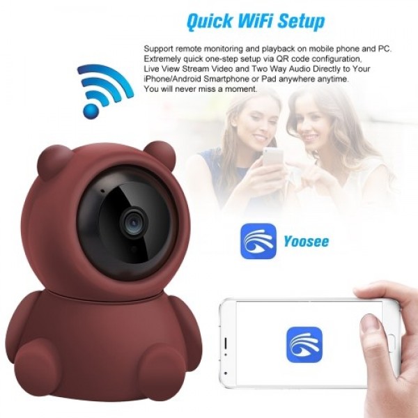 HD 1080P 2.0 Megapixels IP Cloud Camera