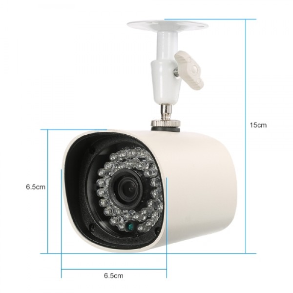 1080P HD Bullet Camera Weatherproof IP Camera Wireless WIFI Built-in Sound Pick-up 36pcs Infrared LED Lights Support Phone APP C