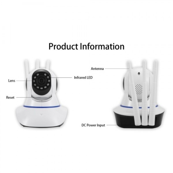 Smart WIFI Camera 2MP 1080P with Motion Tracking