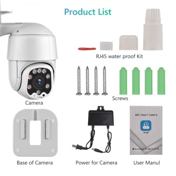 Outdoor Wireless WiFi Security Camera