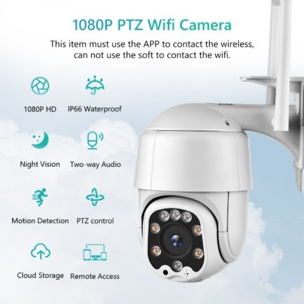 Outdoor Wireless WiFi Security Camera