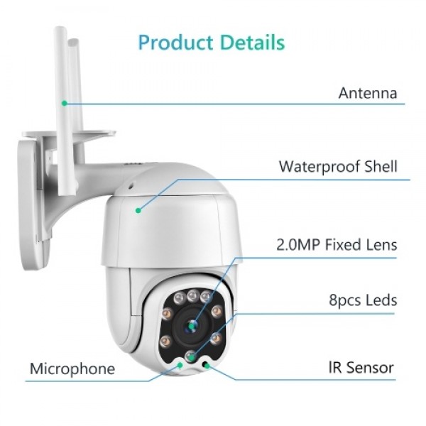 Outdoor Wireless WiFi Security Camera