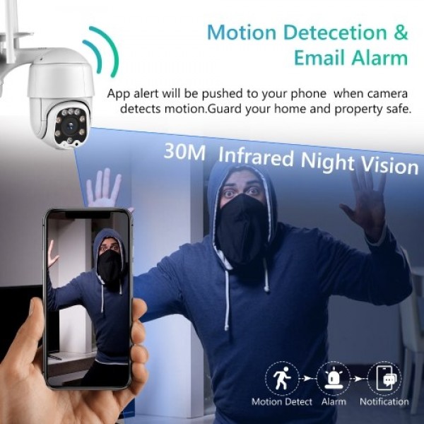 Outdoor Wireless WiFi Security Camera