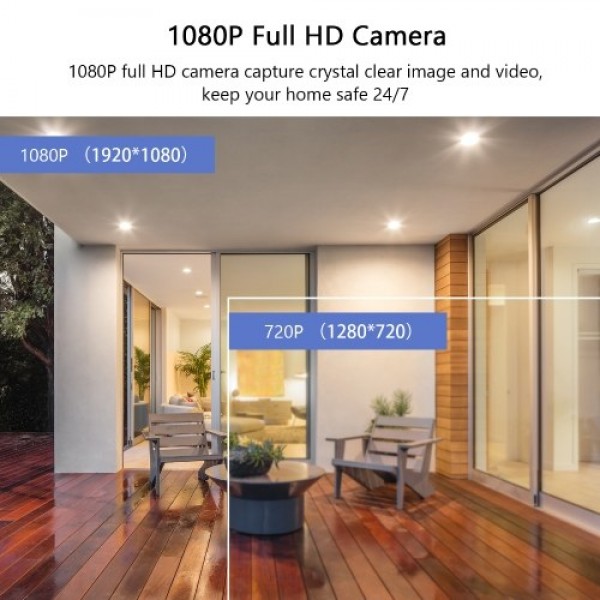 1080P HD Wireless WiFi Security Camera