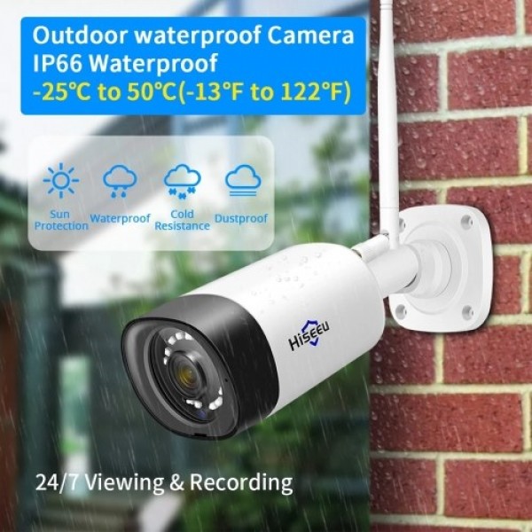 3MP Home Wireless Security Camera System