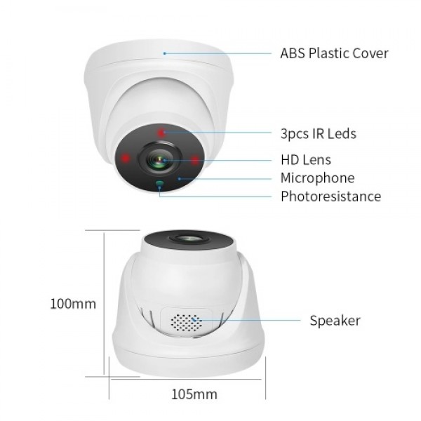 3MP Wireless Security Camera System