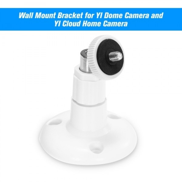 Wall Mount for YI Dome Camera and YI Cloud Home Camera Wall Mounted Bracket Holder Full Install Kit Height and Angle Adjustment 