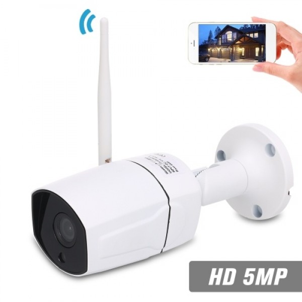 5.0MP Wireless WIFI HD IP Camera 3.6mm 1/2.8" CMOS H.265 P2P Onvif 36pcs IR Lamps Night View IR-CUT Motion Detection Phone APP C