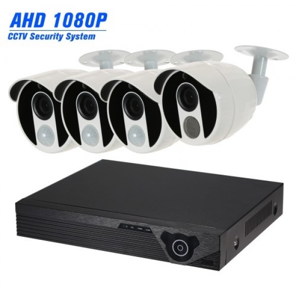 4CH 1080N Digital Video Recorder + 3pcs 1080P AHD Camera  + 1pcs 1080P AHD Camera  + 4*BNC Connector